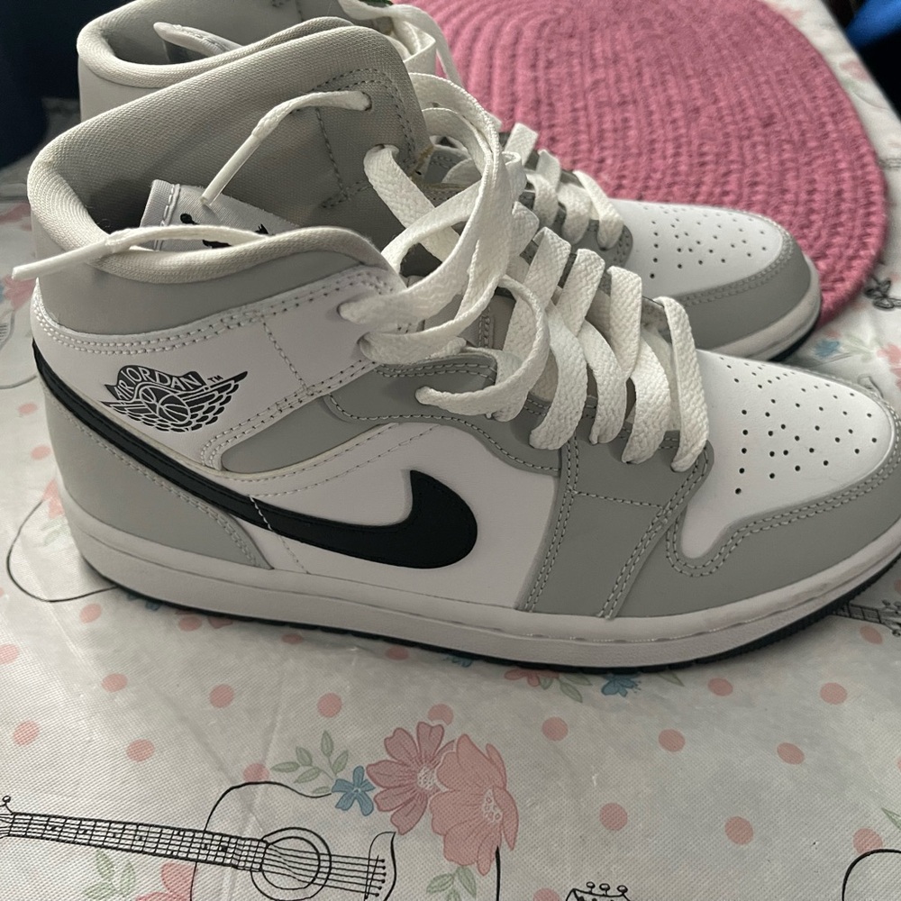 Jordan Athletic Gray and White Sneakers - Picture 8 of 8